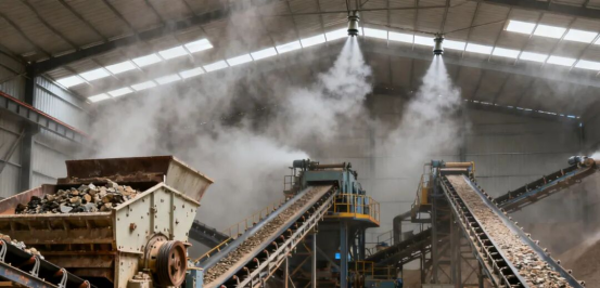 矿山降尘的关键武器：美泰喷雾以精准粒径控制实现高效、安全、低成本除尘